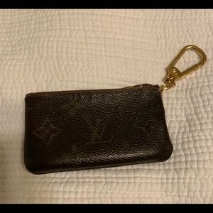 Lv key chain card holder